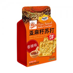 精益珍亚麻籽苏打饼香辣味