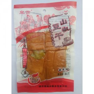 皇贡山椒豆干香辣味80g