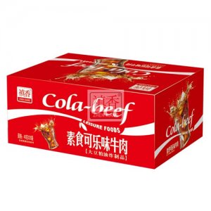 禛香素食大豆油炸食品可乐味牛肉