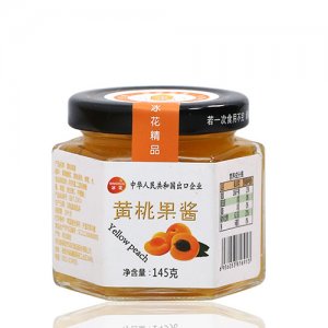 冰花黄桃果酱
