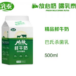 乳泰巴氏鲜奶500ml