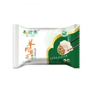 私坊斋珍品羊肉韭菜水饺450g