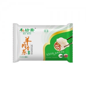 私坊斋珍品羊肉香葱水饺450g