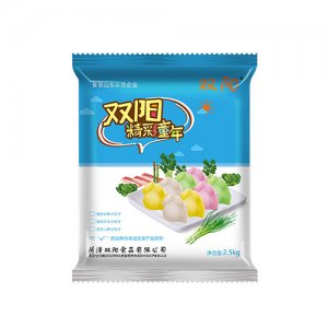 双阳精彩童年彩色小饺子2.5kg