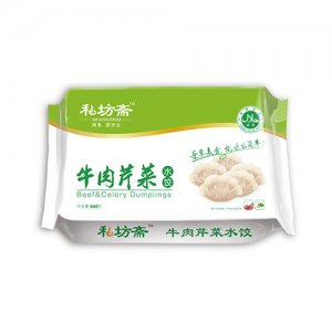 私坊斋尊品牛肉芹菜水饺640g