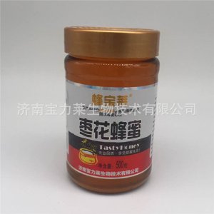 宝力莱蜂宝莱枣花蜂蜜玻璃瓶500g