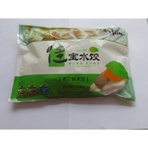 佳宝素三鲜韭菜肉水饺500g