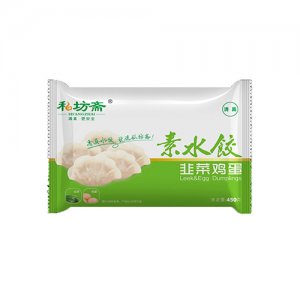 私坊斋珍品韭菜鸡蛋水饺450g