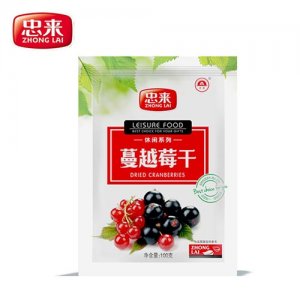 忠来蔓越莓干100g