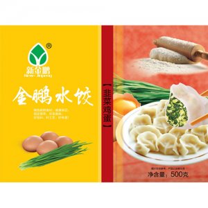 新金鹏韭菜鸡蛋水饺400g