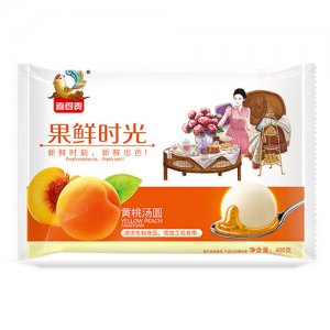 喜得贵果鲜时光黄桃汤圆400g