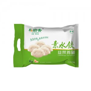 私坊斋珍品韭菜鸡蛋水饺1000g