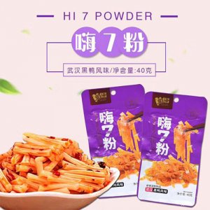 首倡嗨7粉武汉黑鸭风味40g