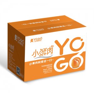 玉果先生小鲜肉黄桃粒果汁饮品500mlx15瓶
