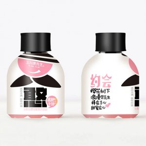 玉果先生小憨果乳酸菌樱花味饮品360mlx15瓶
