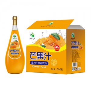 尚品玉川生榨芒果汁饮料1.5Lx6瓶