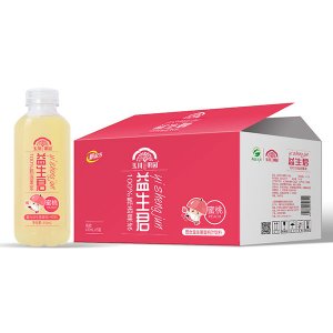 玉川果先生发酵益生菌蜜桃汁饮料410mlx15瓶