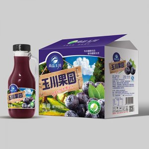 尚品玉川手柄蓝莓汁饮料1.5Lx6瓶