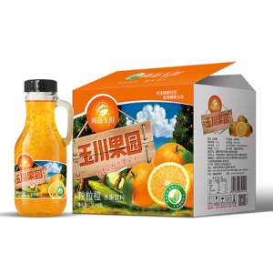 尚品玉川手柄粒粒橙汁饮料1.5Lx6瓶