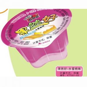喜童童果然好水蜜桃味果冻
