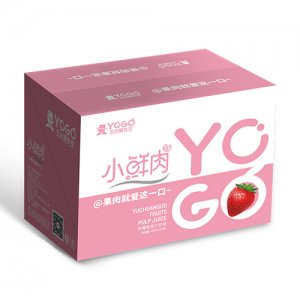 玉果先生小鲜肉草莓粒果汁饮品500mlx15瓶