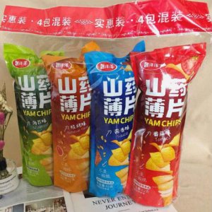 薯洋洋山药薄片62克4包组合装