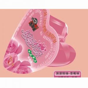 喜童童浪漫情缘草莓味果冻