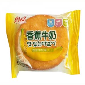 鲁嘉香蕉牛奶韧性饼干