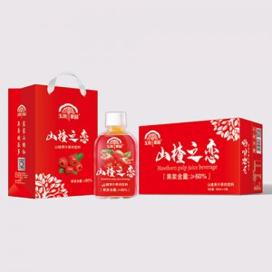 玉川果园山楂果汁饮料350mlx15瓶