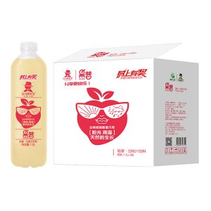 玉川果先生白桃果昔益生菌果汁饮料1.5Lx6瓶