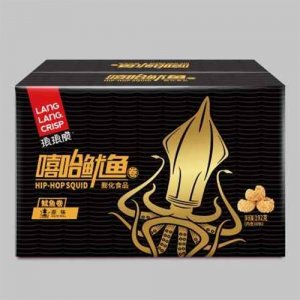 琅琅脆嘻哈鱿鱼卷箱装