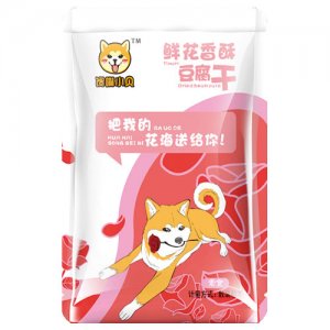馋嘴小贝鲜花香酥豆腐干散称