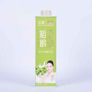 上首方瓶绿豆汁粗粮饮料