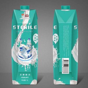 上首钻石包无菌发酵酸奶饮料冷藏装1L