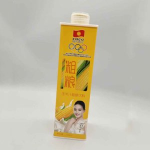 上首方瓶玉米粗粮饮料