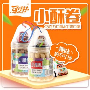 可可林蛋卷瓶装60g