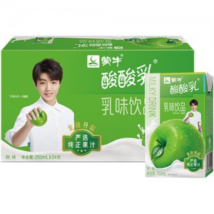 蒙牛酸酸乳营养乳味饮品原味利乐包250ml×24包
