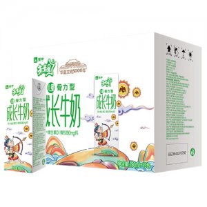 蒙牛未来星儿童成长牛奶骨力型苗条装190ml×15包