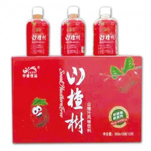 中奥饮品山楂树山楂汁风味饮料350x15瓶