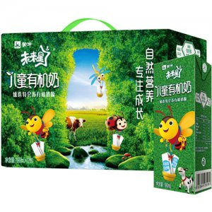 蒙牛未来星儿童有机奶利乐苗条装190ML×12包