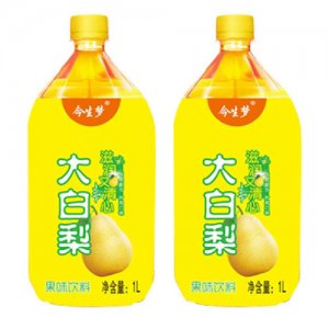 今生梦大白梨果味饮料1L