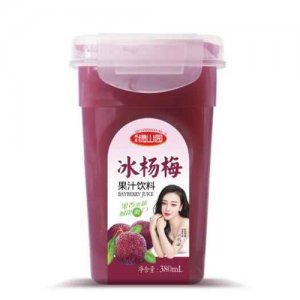 绿山园方杯果汁饮品380ml