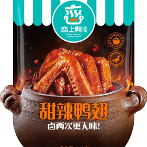 恋上鸭甜辣鸭翅118g