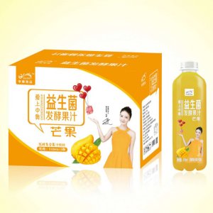 中奥饮品发酵复合果汁饮料芒果味510mlx15瓶
