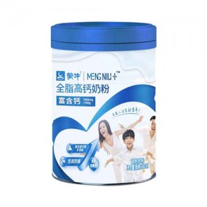 蒙牛MENGNIU+全脂高钙奶粉800g×6罐