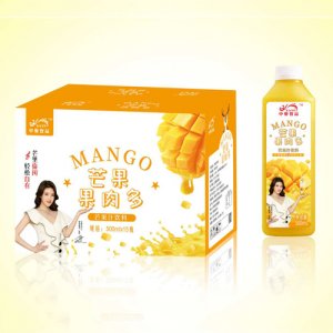 中奥饮品芒果果肉多芒果汁饮料500mlx15瓶