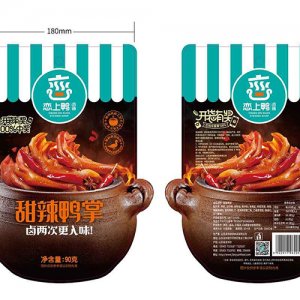 恋上鸭甜辣鸭掌90g