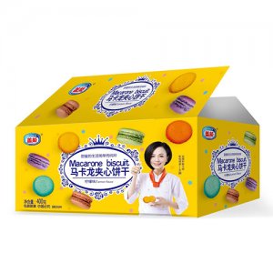 盖能马卡龙夹心饼干柠檬味