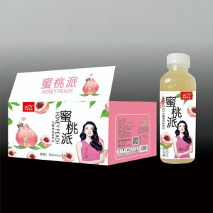 中奥饮品蜜桃派水蜜桃风味饮料500mlx15瓶