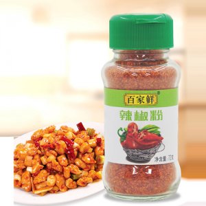 百家鲜辣椒粉72g